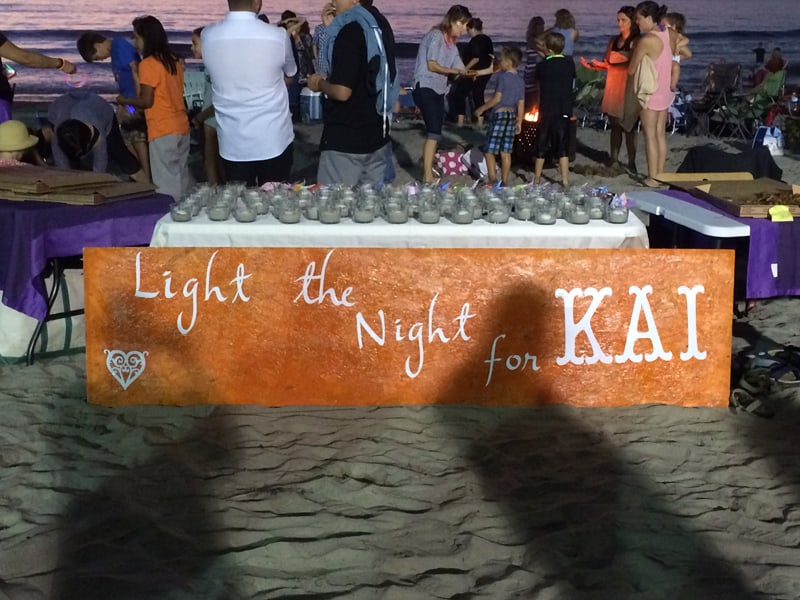 Light the Night for Kai event